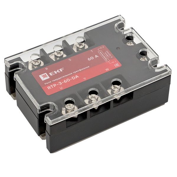  Реле твердотельное трехфазное RTP-60-DA PROxima EKF rtp-3-60-da фото в каталоге от BTSprom.by