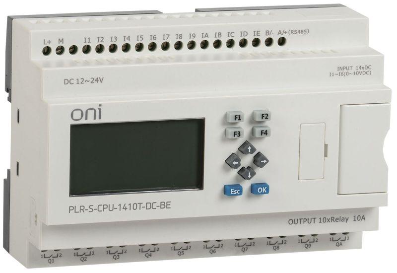 реле логическое plr-s. cpu1410(t) 24в dc с экраном oni plr-s-cpu-1410t-dc-be от BTSprom.by