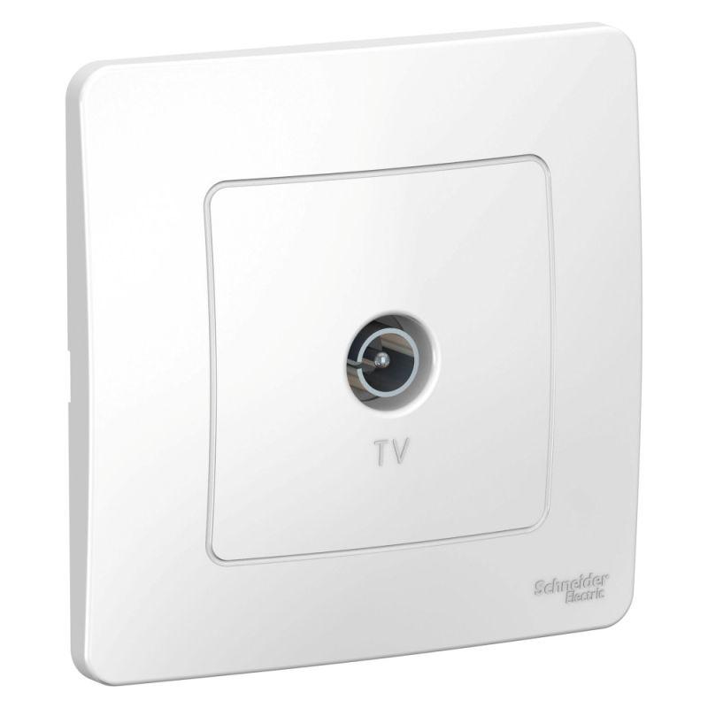 розетка телевизионная tv сп blanca коннектор бел. se blnts000011 от BTSprom.by