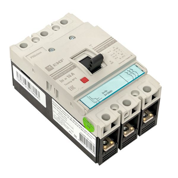  Выключатель автоматический 3п 100/ 16А 35кА ВА-99М РМРС PROxima EKF mccb99-100-16m-om фото в каталоге от BTSprom.by