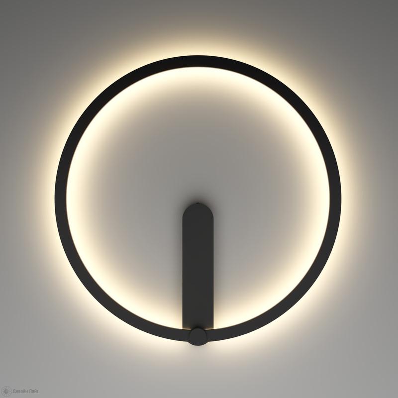  Бра ROUND 24Вт 3000/4000/6500К IP20 со светодиодом алюм. черн. DENKIRS 772625 фото в каталоге от BTSprom.by