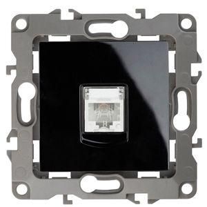 розетка телефонная эра12 12-3105-06 rj11 ip20 черн. эра б0014716 от BTSprom.by