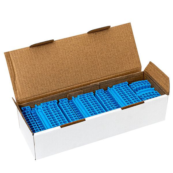  Колодка клеммная ST-2.5 26А пружинная двойн. син. EKF plc-jxb-st-2.5-4-2-blue фото в каталоге от BTSprom.by