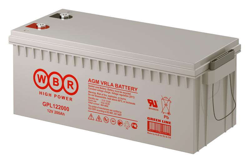  Аккумулятор 12В 200А.ч WBR GPL122000 WBR фото в каталоге от BTSprom.by