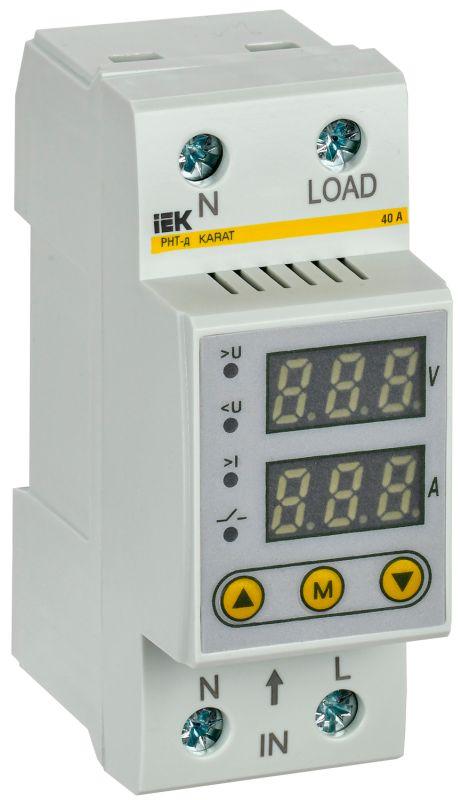 реле напряжения и тока рнт-д 1ф 36мм 40а karat iek ivc21-1-40 от BTSprom.by