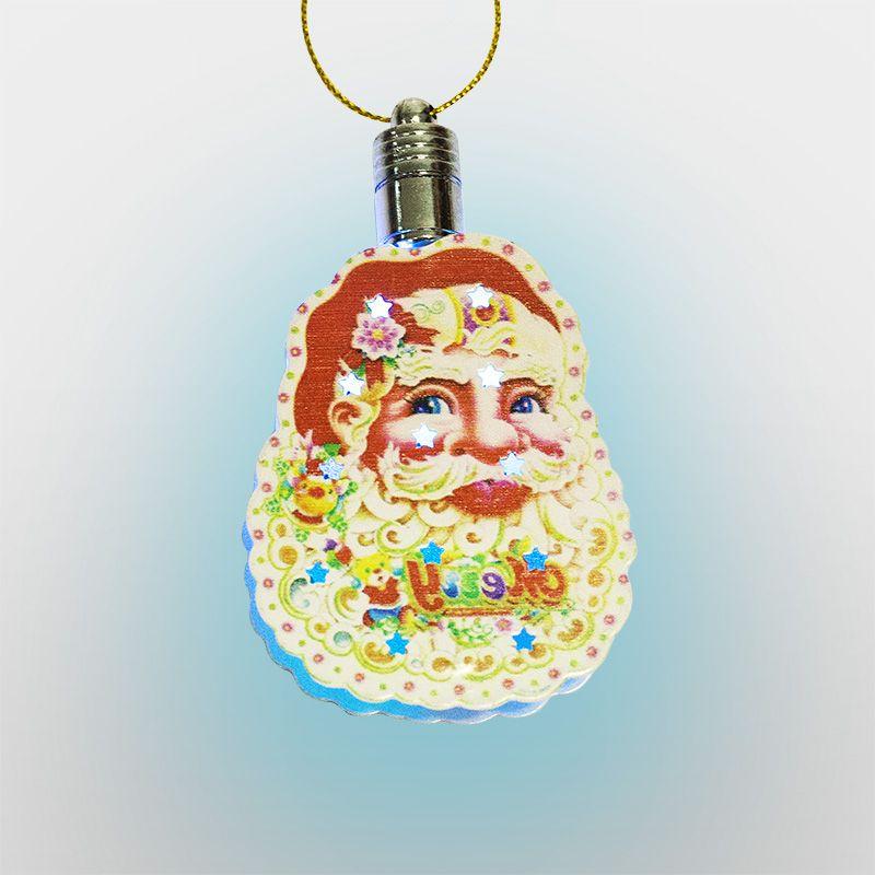 фигура светодиодная подвесная "санта клаус" 8х6см led rgb 1вт ip20 neon-night 501-100 от BTSprom.by