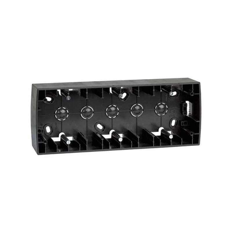 коробка наружной установки 3-м 89х229х37мм simon82 графит 82771-38 от BTSprom.by