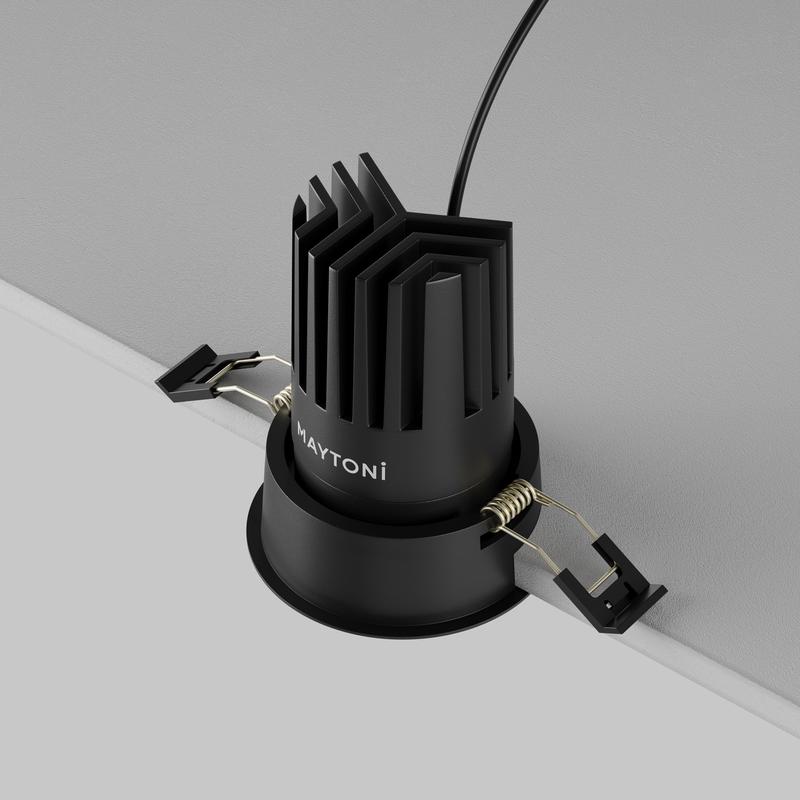  Светильник Dip 15Вт 4000К 50град. встраив. Maytoni DL117-15W-4K-B фото в каталоге от BTSprom.by