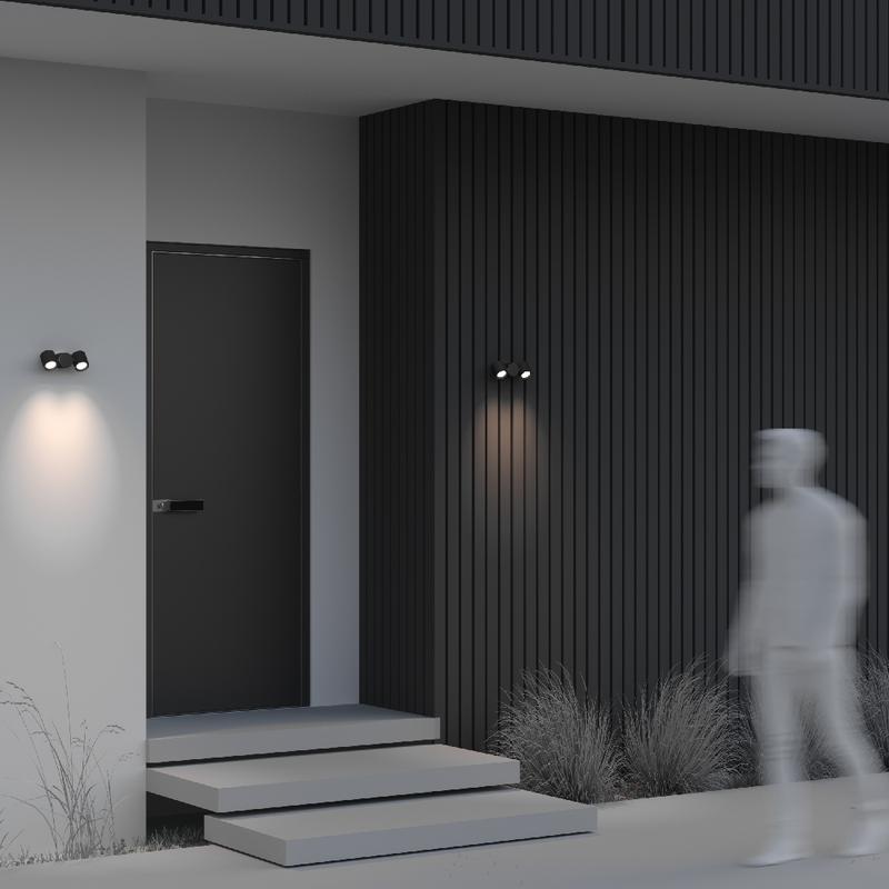  Светильник Wall Street 2х50Вт GU10 IP54 бра настен. Maytoni O010WL-02B фото в каталоге от BTSprom.by