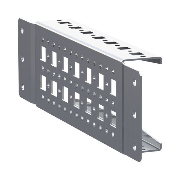 рейка монтажная перфорированная широкая с накладным креплением д300 (уп.2шт) alesta ekf alesta-ars300 от BTSprom.by