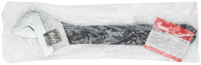  Ключ разводной 250мм (30мм) антискользящее покрытие рукоятки КУРС 70108 фото в каталоге от BTSprom.by