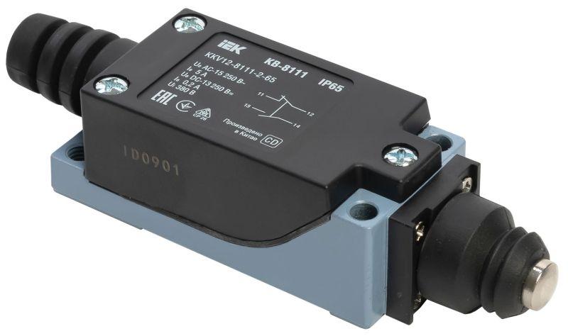 выключатель концевой кв-8111 ip65 толкатель купольный iek kkv12-8111-2-65 от BTSprom.by