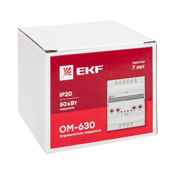  Ограничитель мощности 3ф ОМ-630 PROxima EKF rel-pl-630 фото в каталоге от BTSprom.by