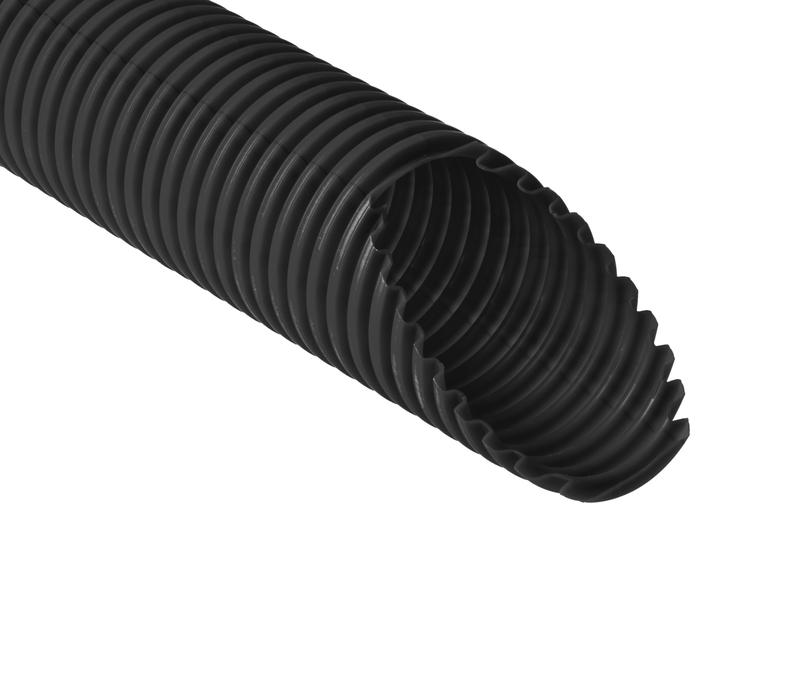 труба гофрированная одностенная пнд d90/77мм черн. (уп.50м) ruvinil т1-кл0-090(50) от BTSprom.by