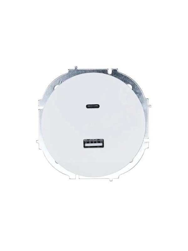 розетка 1-м сп osen tc+ usb разъем бел. lezard 743-0288-192tc от BTSprom.by