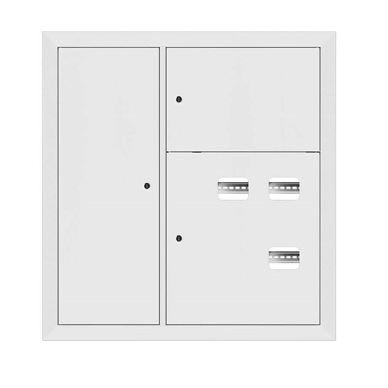 щит этажный 3кв. слаботочка слева ral9003 (1000х950х160) proxima ekf mb29-v-3z-ral9003 от BTSprom.by