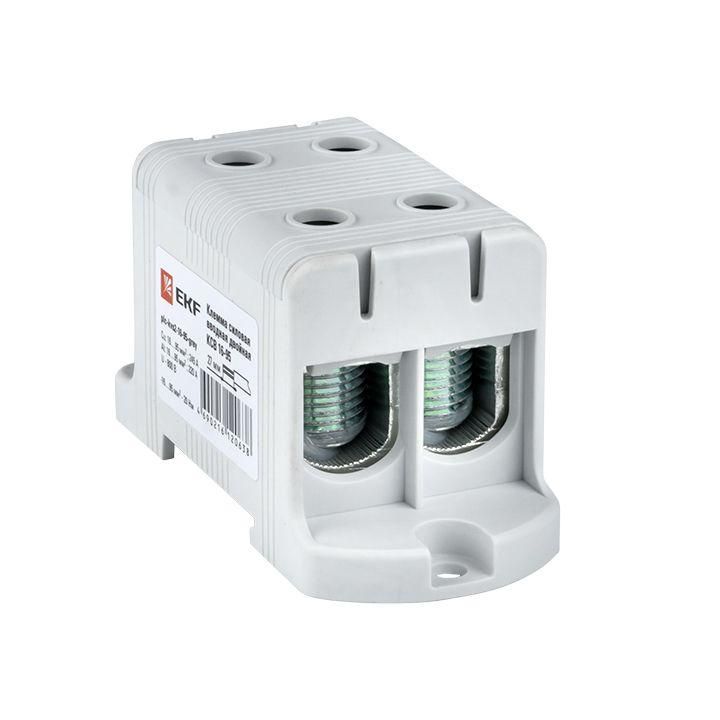 клемма силовая вводная двойн. ксв 16-95кв.мм сер. ekf plc-kvs2-16-95-grey от BTSprom.by