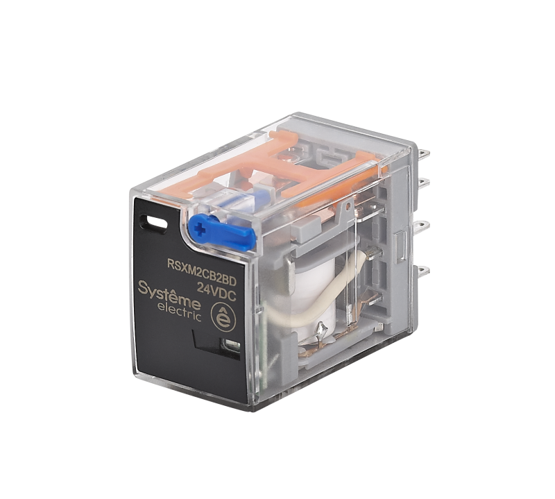 реле 10а 2перекл. 24в dc тест кнопка led se rsxm2cb2bd от BTSprom.by