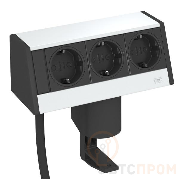 Бокс настольный укомплектованный DB-1B3 D3S алюм. серебр. OBO 6116936 фото в каталоге от BTSprom.by  Бокс настольный укомплектованный DB-1B3 D3S алюм. серебр. OBO 6116936 фото в каталоге от BTSprom.by
