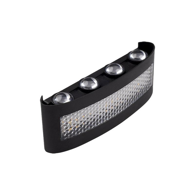 светильник светодиодный pwl-81210 8вт+4вт 4000к ip54 230в bl архитектурный черн. jazzway 5068759 от BTSprom.by