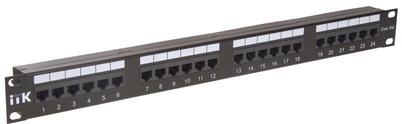 патч-панель 1u кат.5e utp 24 порта dual idc itk pp24-1uc5eu-d05 от BTSprom.by