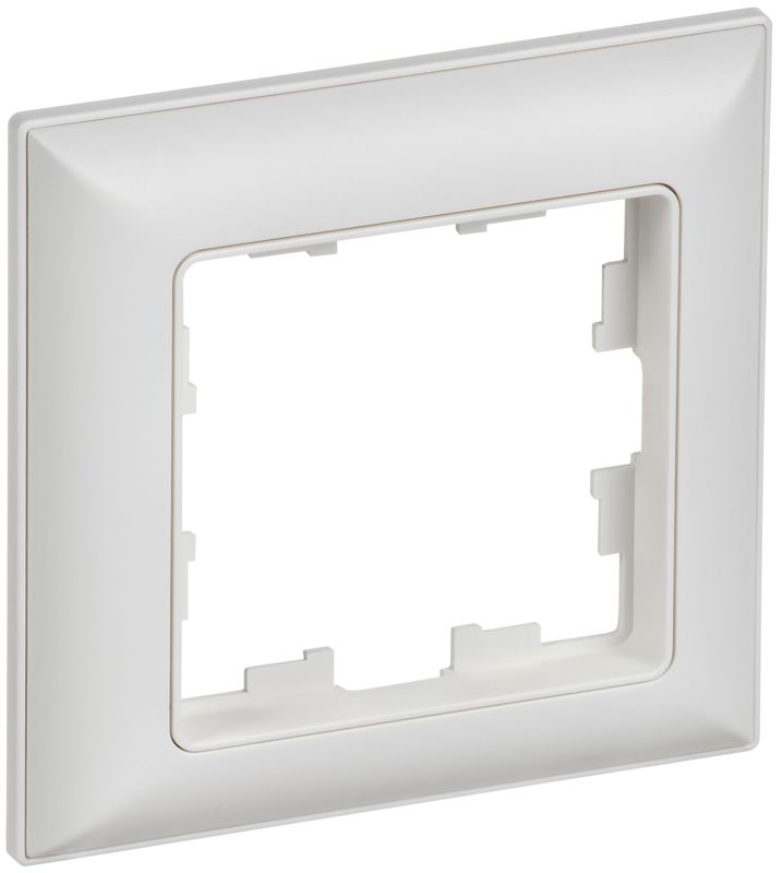 рамка 1-м brite ру-1-браб арктич. бел./бел. iek br-m12-12-k91 от BTSprom.by