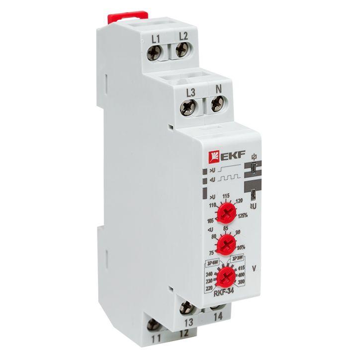 реле контроля фаз rkf-34 proxima ekf rkf-34 от BTSprom.by