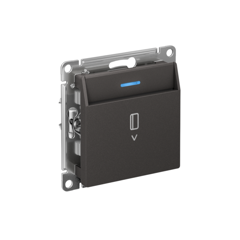 выключатель карточный atlasdesign 10а без задержки времени механизм базальт se atn001467 от BTSprom.by