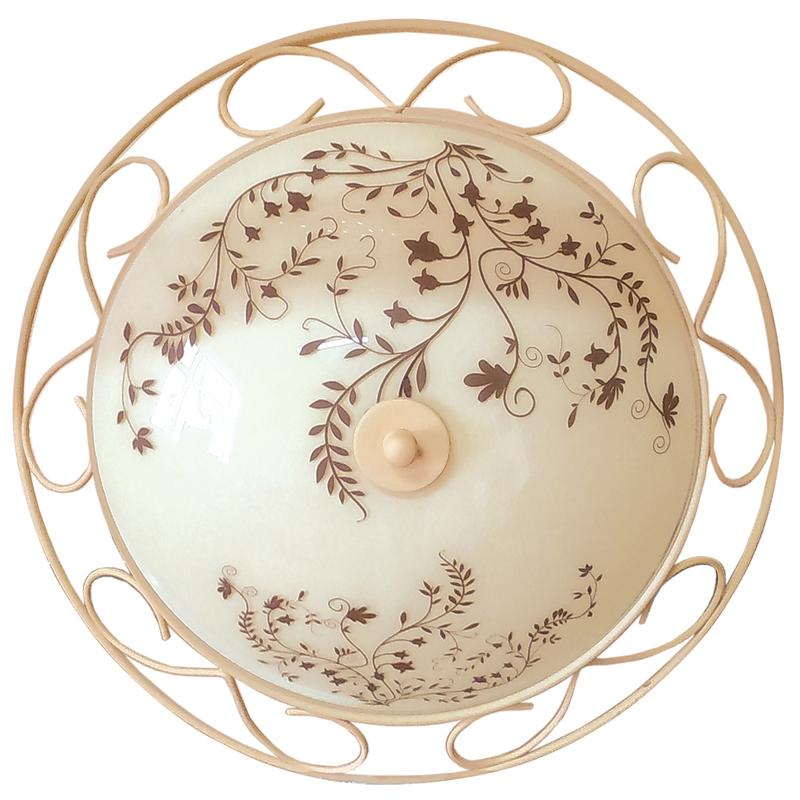 светильник "романтика" 500 нпб 01-3х60-161 корпус "орнамент" беж. иу матов. шампань элетех 1005205863 от BTSprom.by