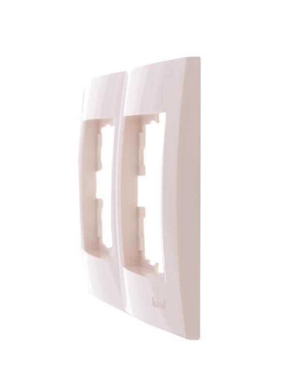  Рамка 2-м Karina горизонт. крем. LEZARD 707-0300-147 фото в каталоге от BTSprom.by