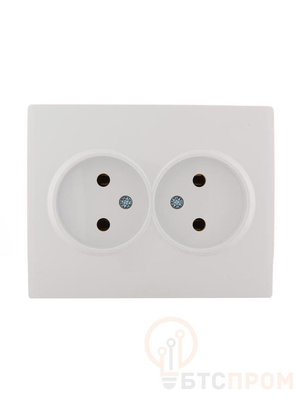 Розетка 2-м СП Karina 16А IP20 без заземл. керамика бел. LEZARD 707-0200-128 фото в каталоге от BTSprom.by  Розетка 2-м СП Karina 16А IP20 без заземл. керамика бел. LEZARD 707-0200-128 фото в каталоге от BTSprom.by