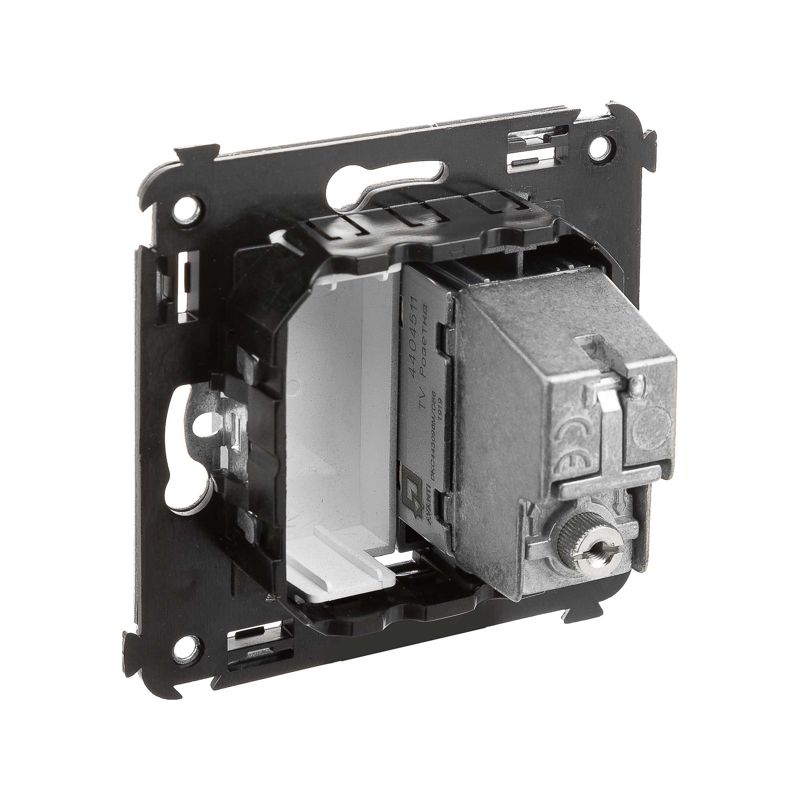  Розетка телевизионная проходная TV СП Avanti "Закаленная сталь" DKC 4404513 фото в каталоге от BTSprom.by