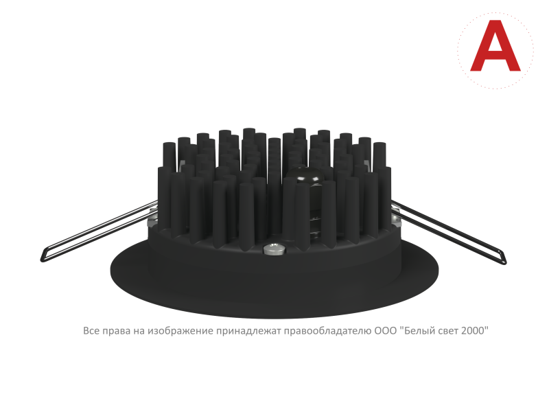  Светильник аварийный BS-ARUNA-51-L2-INEXI2 IP65 Black Белый Свет a31857 фото в каталоге от BTSprom.by