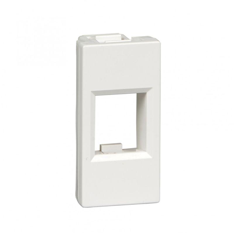 накладка 1мод. w45 для rj амр 45х22 бел. ral9003 se rin-145-b от BTSprom.by