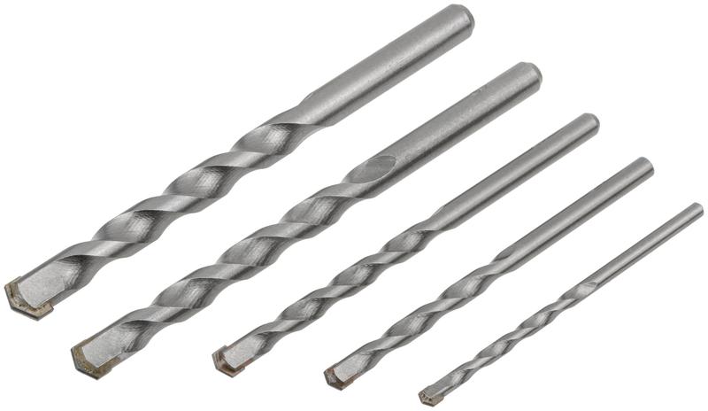  Набор сверл победитовых ударных; цилиндрический хвостовик 5шт (4-5-6-8-10мм) FIT 34567 фото в каталоге от BTSprom.by
