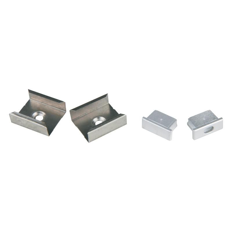 набор аксессуаров ufe-n12 silver a polybag для алюм. профиля серебр. uniel ul-00004060 от BTSprom.by