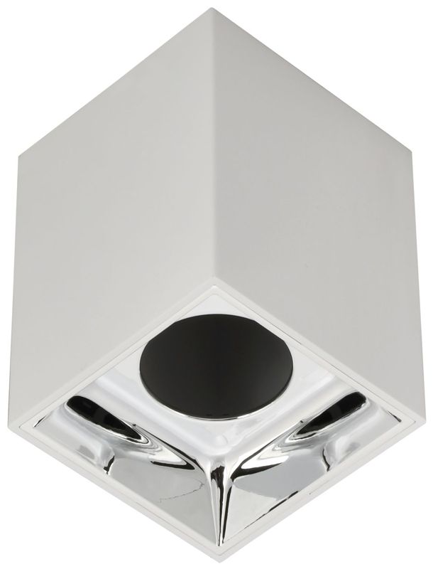 светильник 4112 накладной поворотный gu10 бел./хром пласт. iek lt-upb0-4112-gu10-1-k23 от BTSprom.by