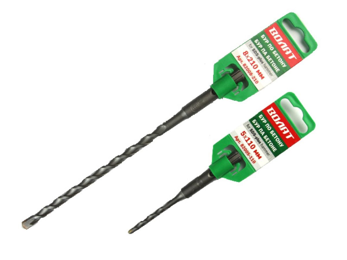 6х150х210 мм бур (сверло) sds-plus волат (бур по бетону) 82006-210 от BTSprom.by