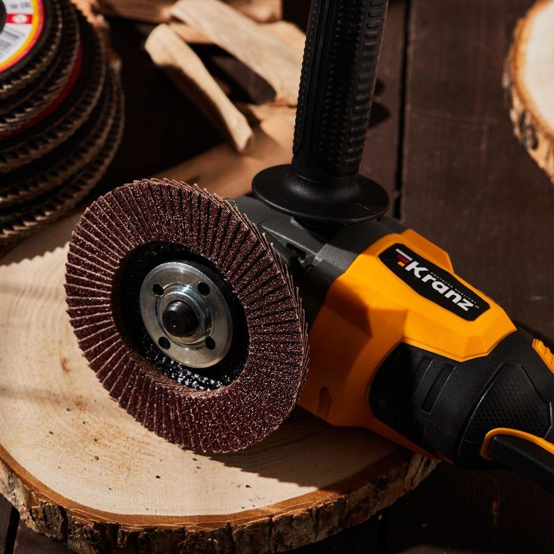  Круг лепестковый торцевой P60 115х22.2мм Kranz KR-90-0006 фото в каталоге от BTSprom.by