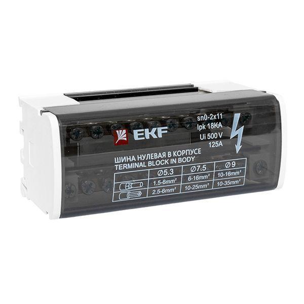 шина нулевая в корпусе 2х11 ekf sn0-2x11 от BTSprom.by