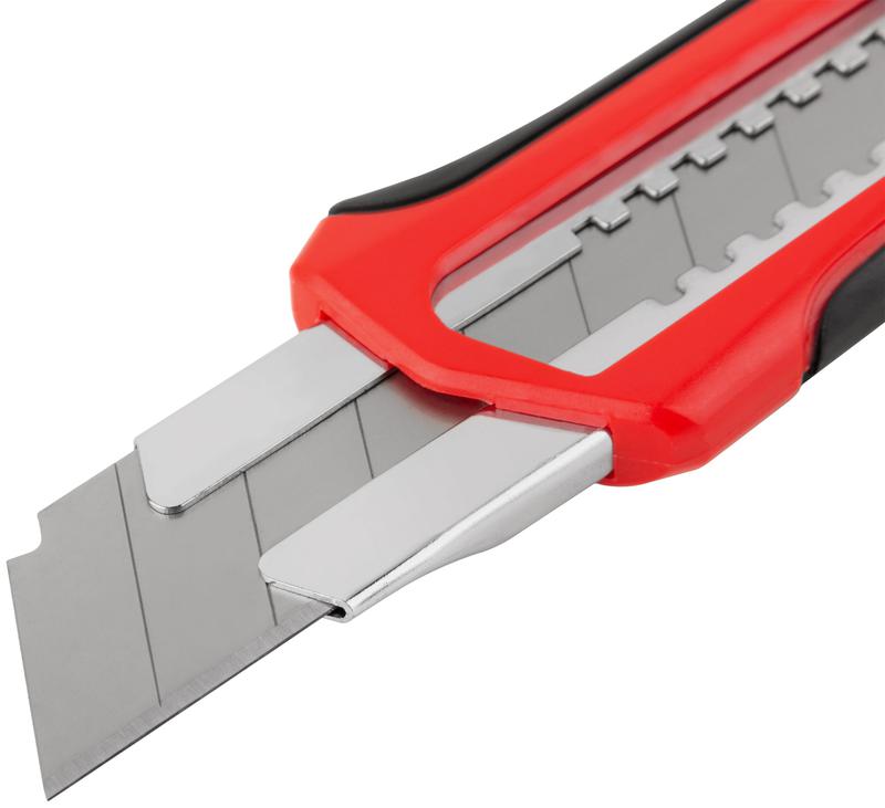  Нож технический "Рубин" 25мм усилен. прорезиненный КУРС 10183 фото в каталоге от BTSprom.by