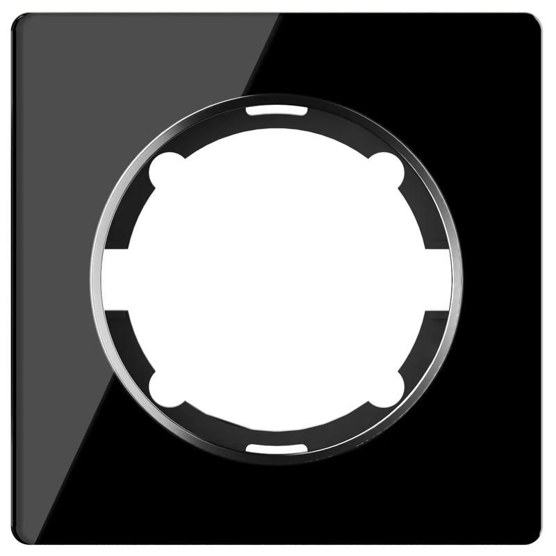 рамка 1-м garda стеклянная чер. 2e52101303 onekeyelectro 2234939 от BTSprom.by