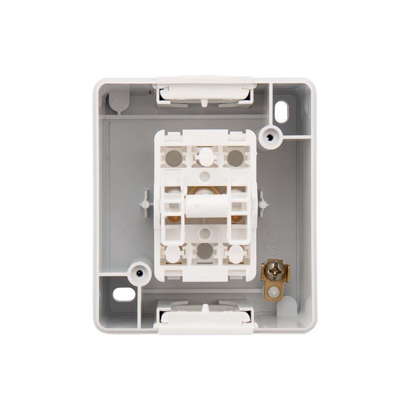  Выключатель 2-кл. ОП INDUSTRIAL IP54 бел. Kranz KR-78-0832 фото в каталоге от BTSprom.by