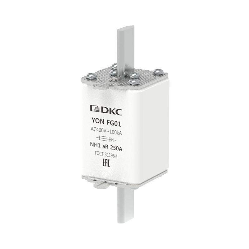 предохранитель yon ножевого типа fg1 250а 400в хар-ка ar dkc 1fg01-0250-400v-ar от BTSprom.by