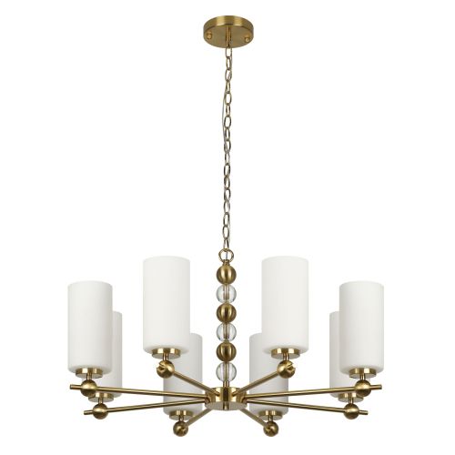  Люстра Antonella 3181-310 40Вт 8хE27 модерн Rivoli Б0068071 фото в каталоге от BTSprom.by