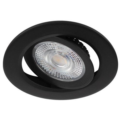 светильник светодиодный klled 25a-5 4k bk 5вт 4000к круглый поворотн. встраив. черн. эра б0068180 от BTSprom.by
