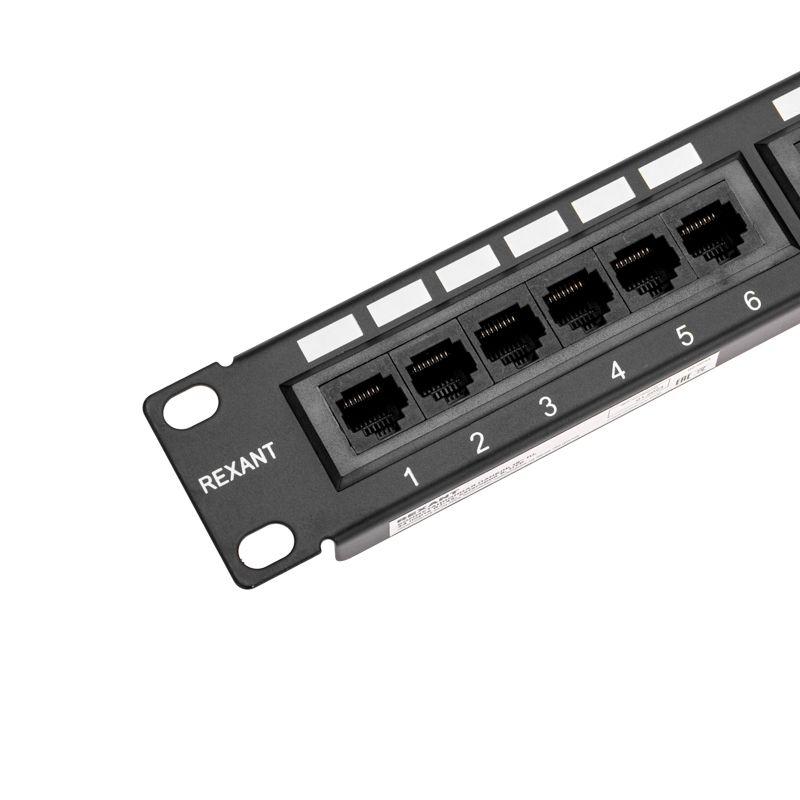  Панель коммутационная 19дюйм 1U 24 порта UTP RJ-45 кат.6 PRO Rexant 02-0234 фото в каталоге от BTSprom.by