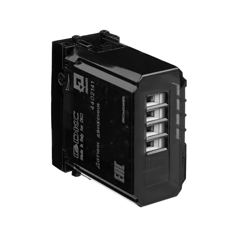  Датчик движения 1мод. 16А Avanti "Черный квадрат" DKC 4402141 фото в каталоге от BTSprom.by