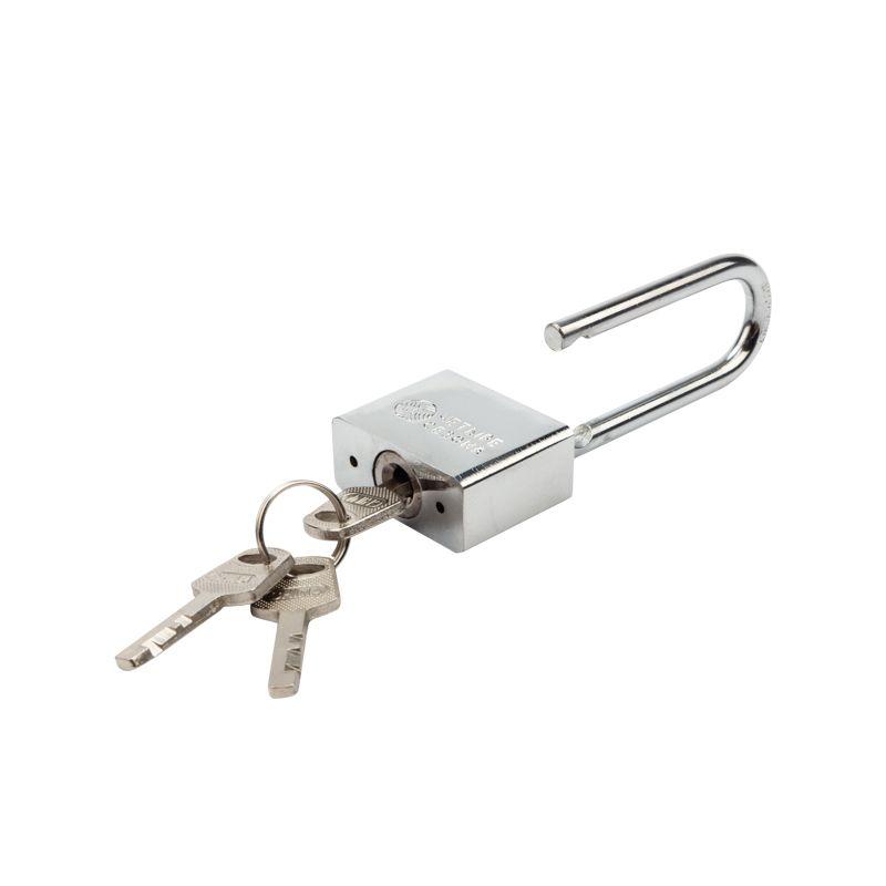  Замок навесной "Сталь" 40мм длинная дужка ЧЕТЫРЕ СЕЗОНА 79-0044 фото в каталоге от BTSprom.by