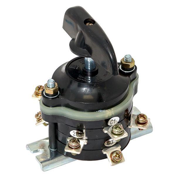  Переключатель пакетный 1-кл. 40А IP00 ПП 3-40/Н2 М3 исп.3 черн. EKF pp-3-40-3 фото в каталоге от BTSprom.by